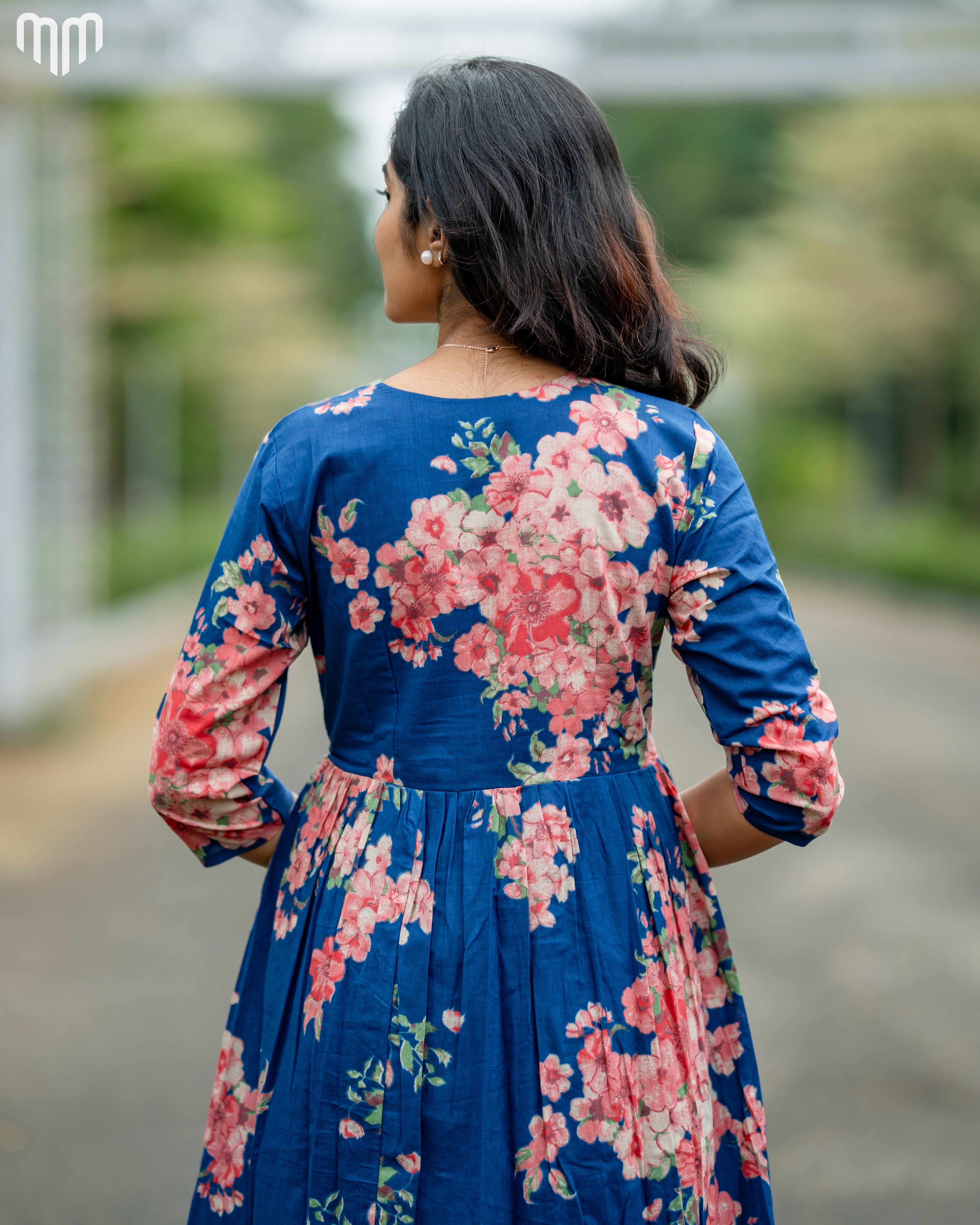 Blossom_Royal Maternity Maxi
