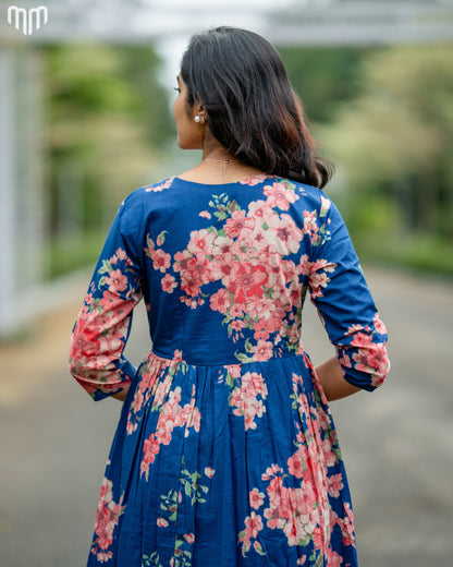 Blossom_Royal Maternity Maxi