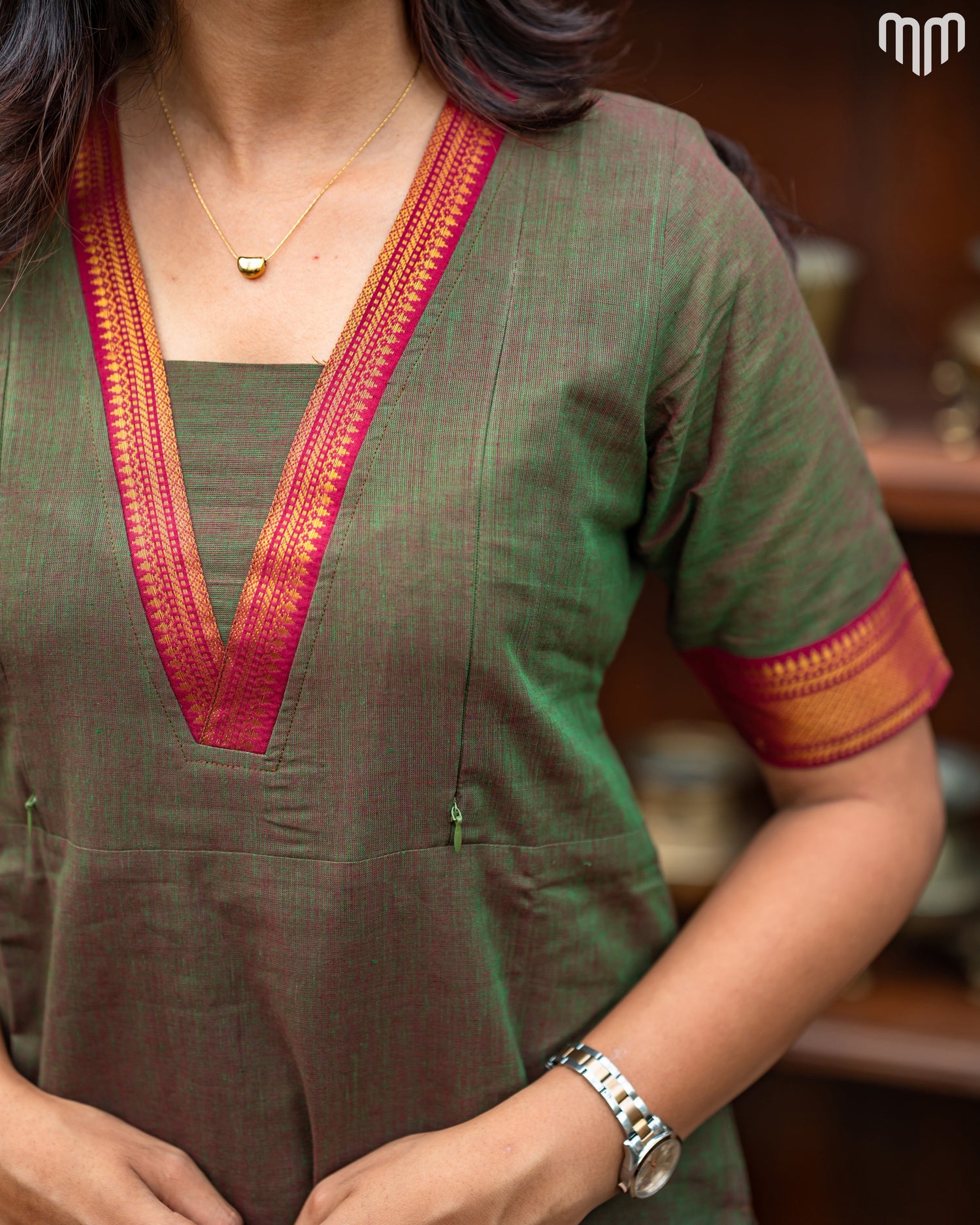 Mangalagiri_V3 Maternity Kurti Set