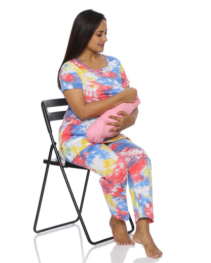 Vamika  Zipless Feeding Pant Set