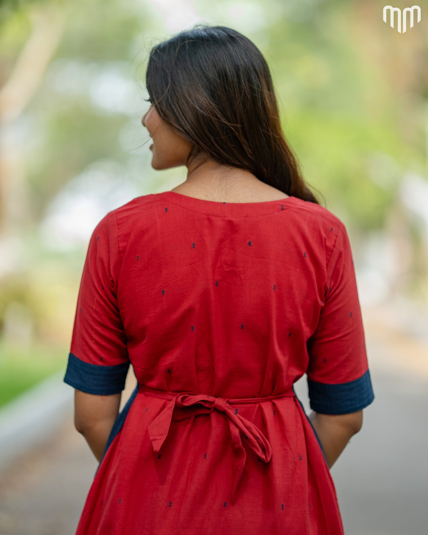 Mysha Handloom Cotton Maternity Maxi