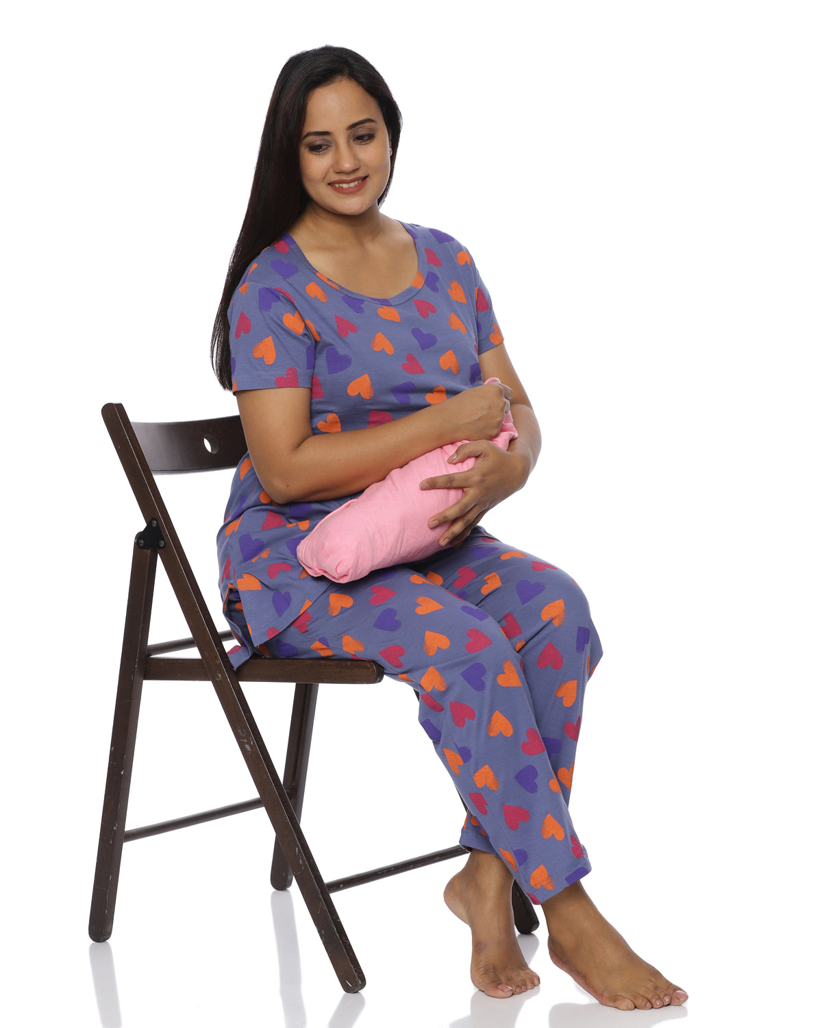 Savya  Zipless Feeding Pant Set