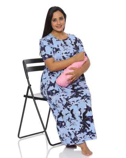 Nora Zipless Maternity Loungewear – Calf Length