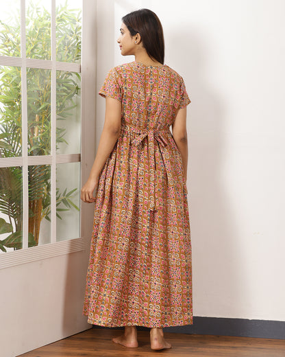 Kantha_V3 Feeding Night Maxi