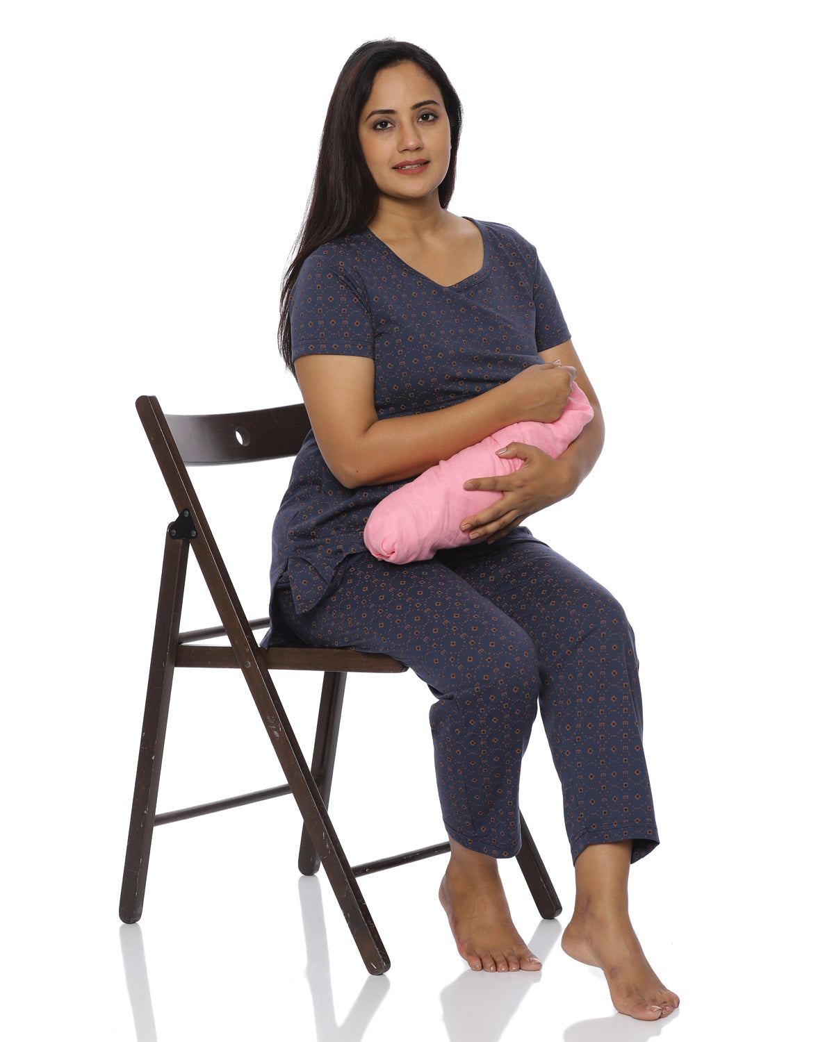 Chaitali  Zipless Feeding Pant Set
