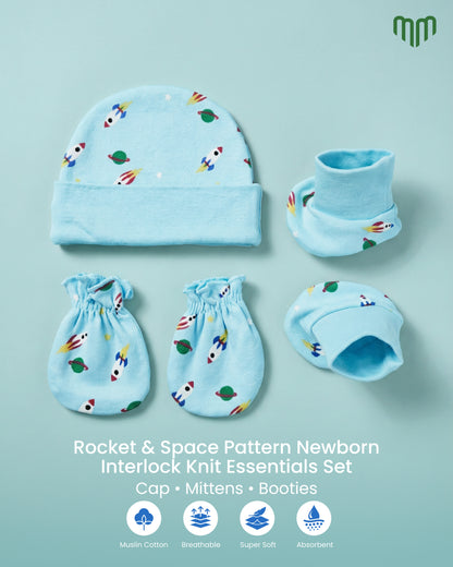 Little Space - Cap, Mittens and Booties