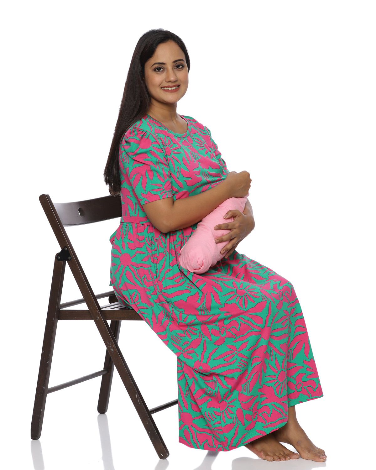 Naisha Zipless Maternity Loungewear – Calf Length