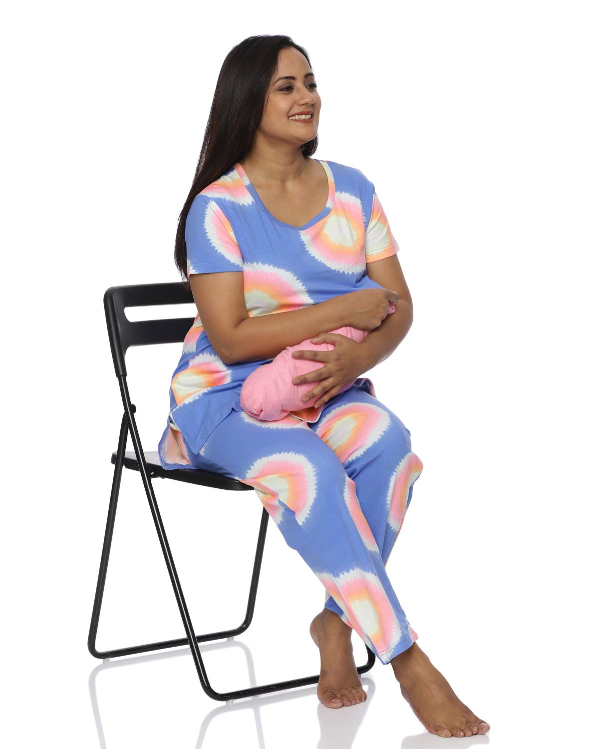 Medha  Zipless Feeding Pant Set