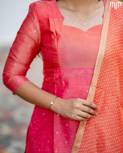 Tanya Maternity Kurti Set - Top with Cotton Lining &amp; Dupatta
