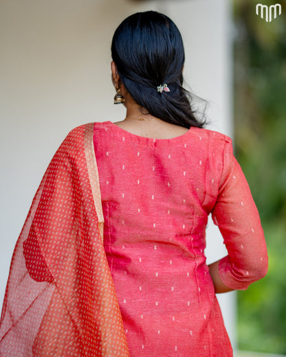Tanya Maternity Kurti Set - Top with Cotton Lining &amp; Dupatta