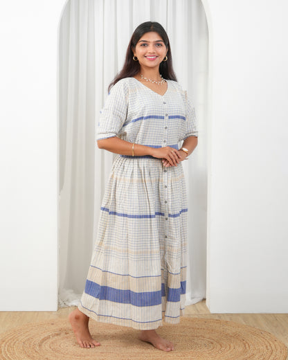 Kaftan Maternity Maxi [Center Button]
