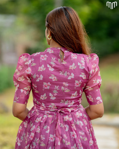 Kota_Magenta Maternity Maxi