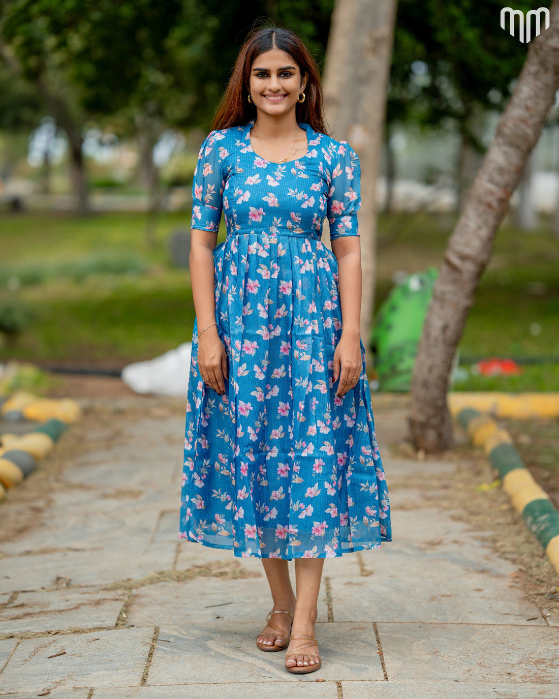 Kota_Teal Maternity Maxi