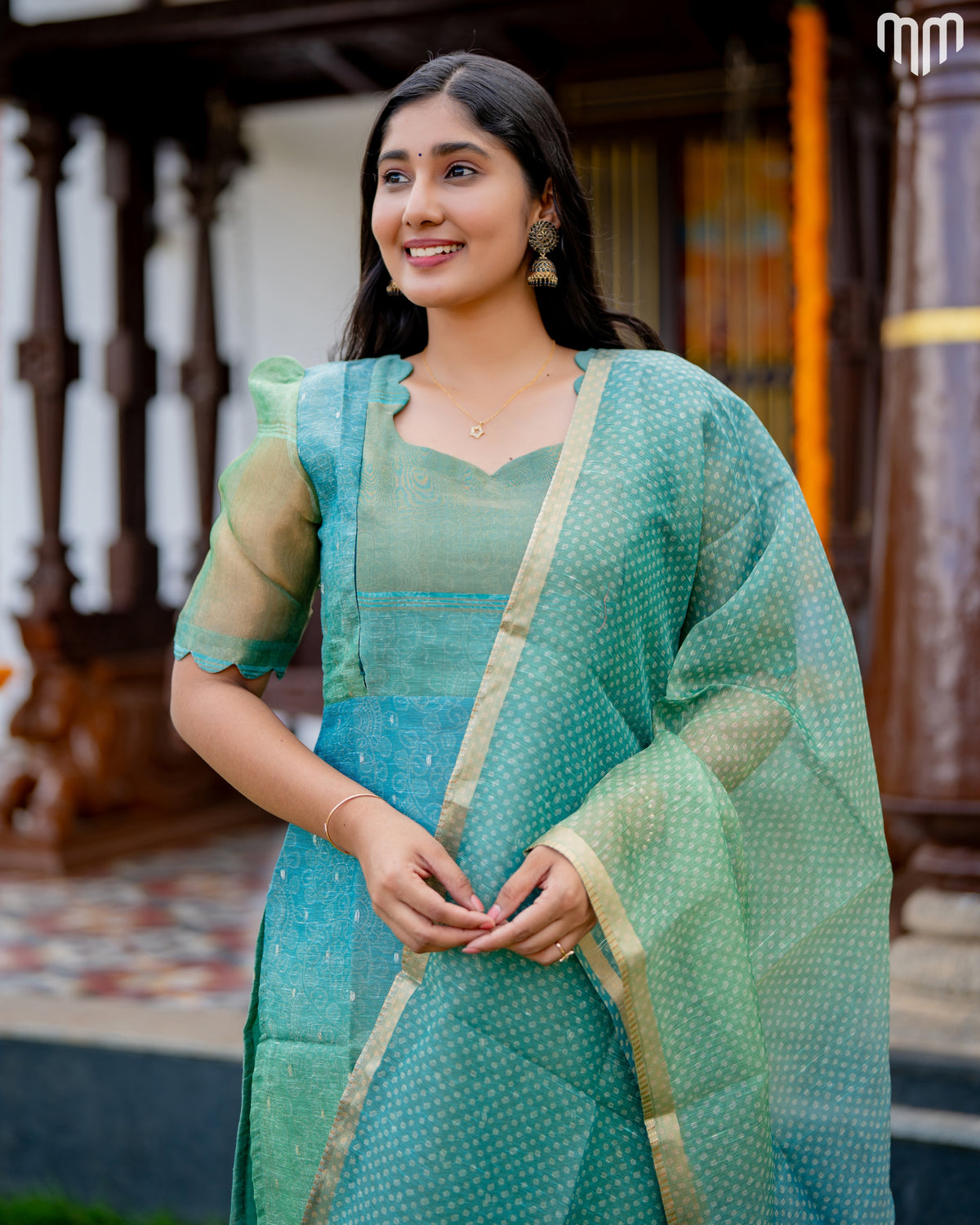 Amaya Maternity Kurti Set - Top with Cotton Lining &amp; Dupatta