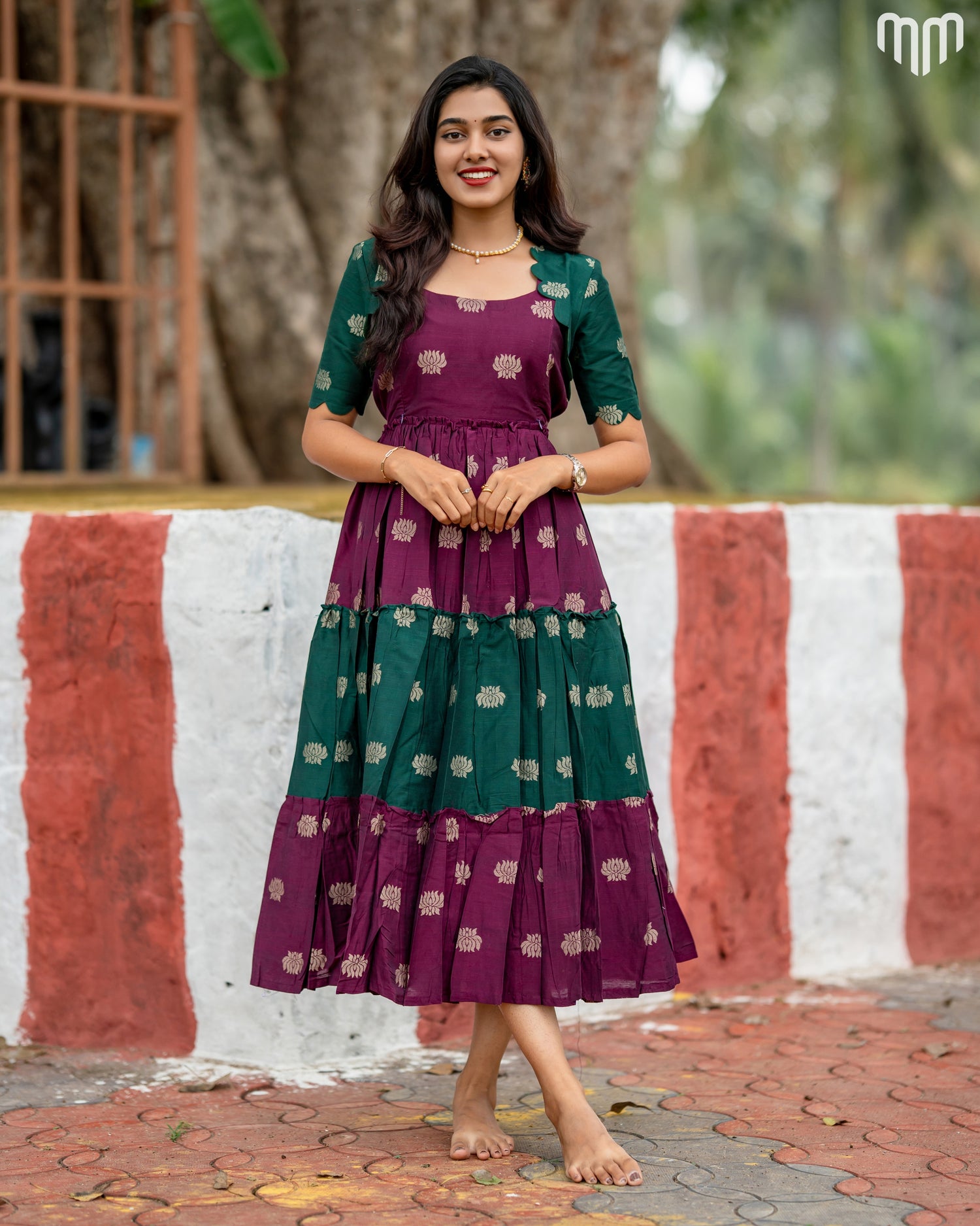 Pushpam_V1 Maternity Maxi