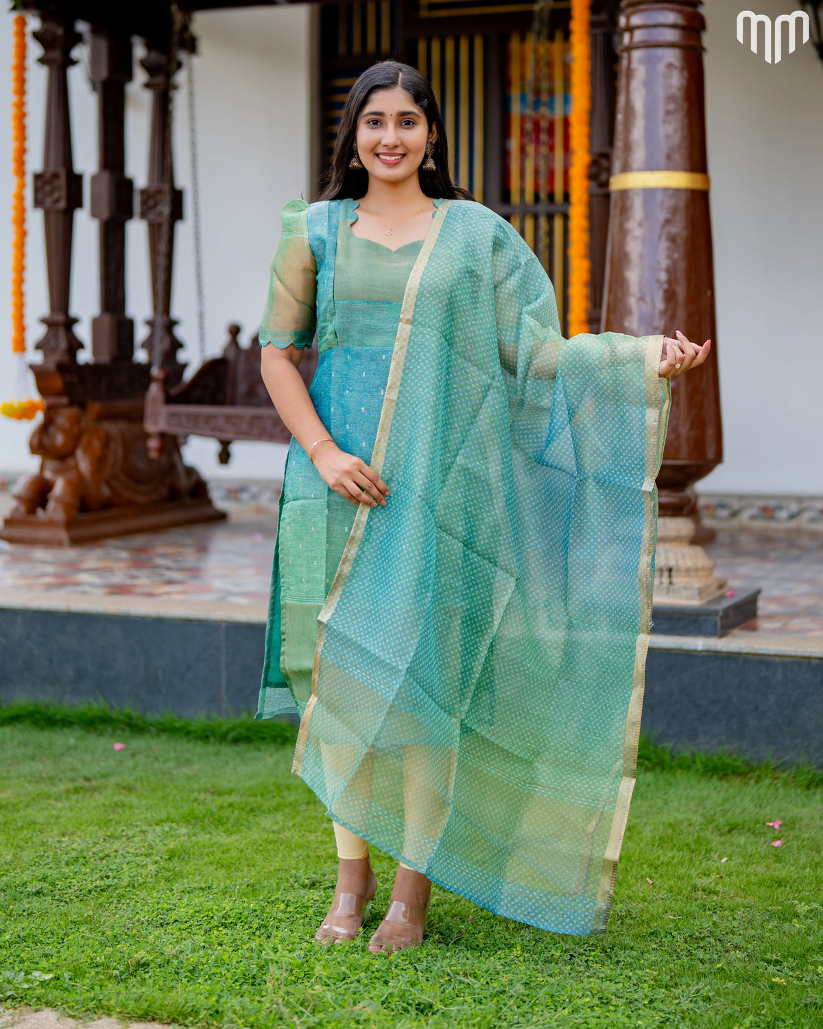 Amaya Maternity Kurti Set - Top with Cotton Lining &amp; Dupatta