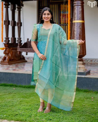 Amaya Maternity Kurti Set - Top with Cotton Lining &amp; Dupatta