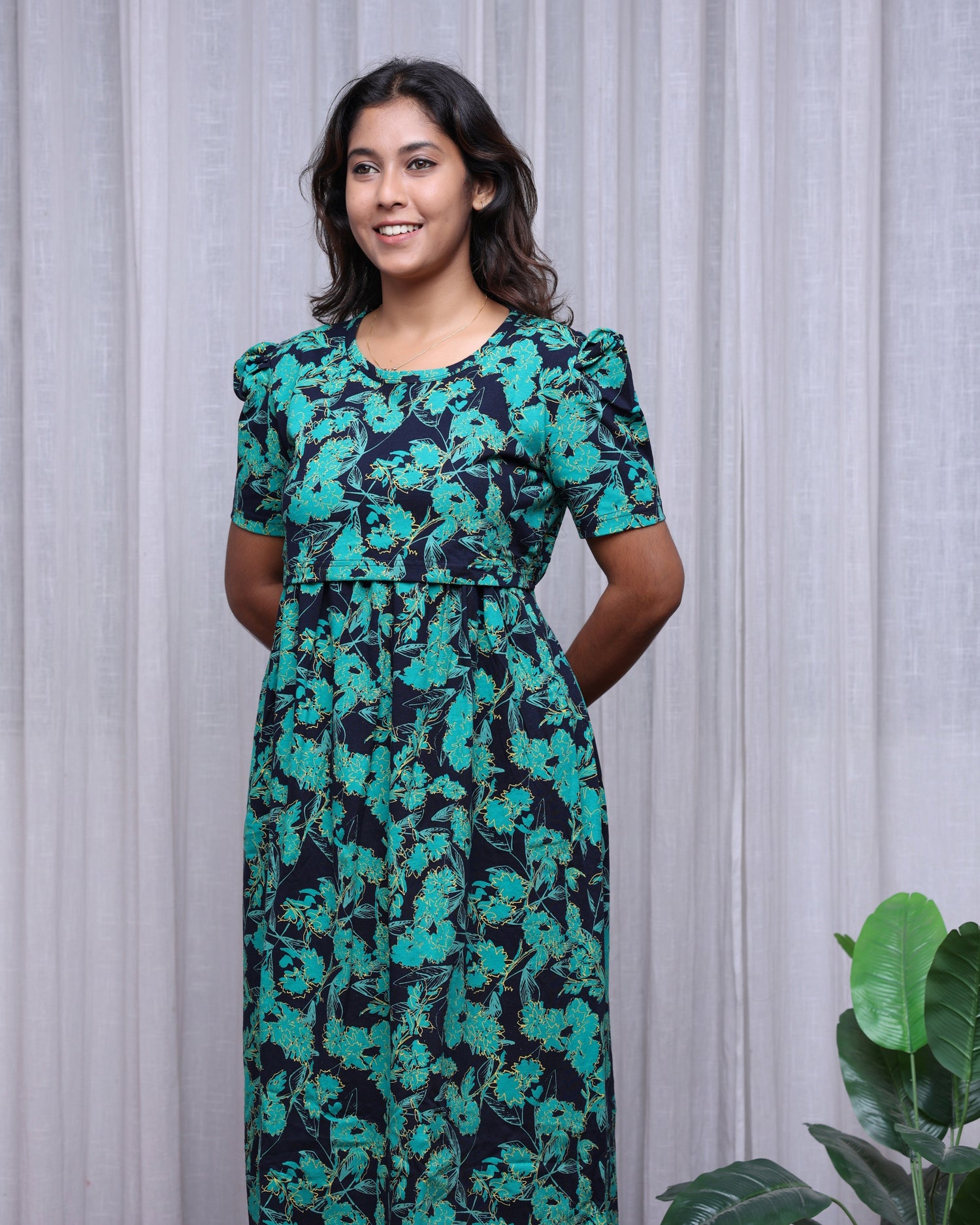 Greenery Zipless Maternity Loungewear – Full Length