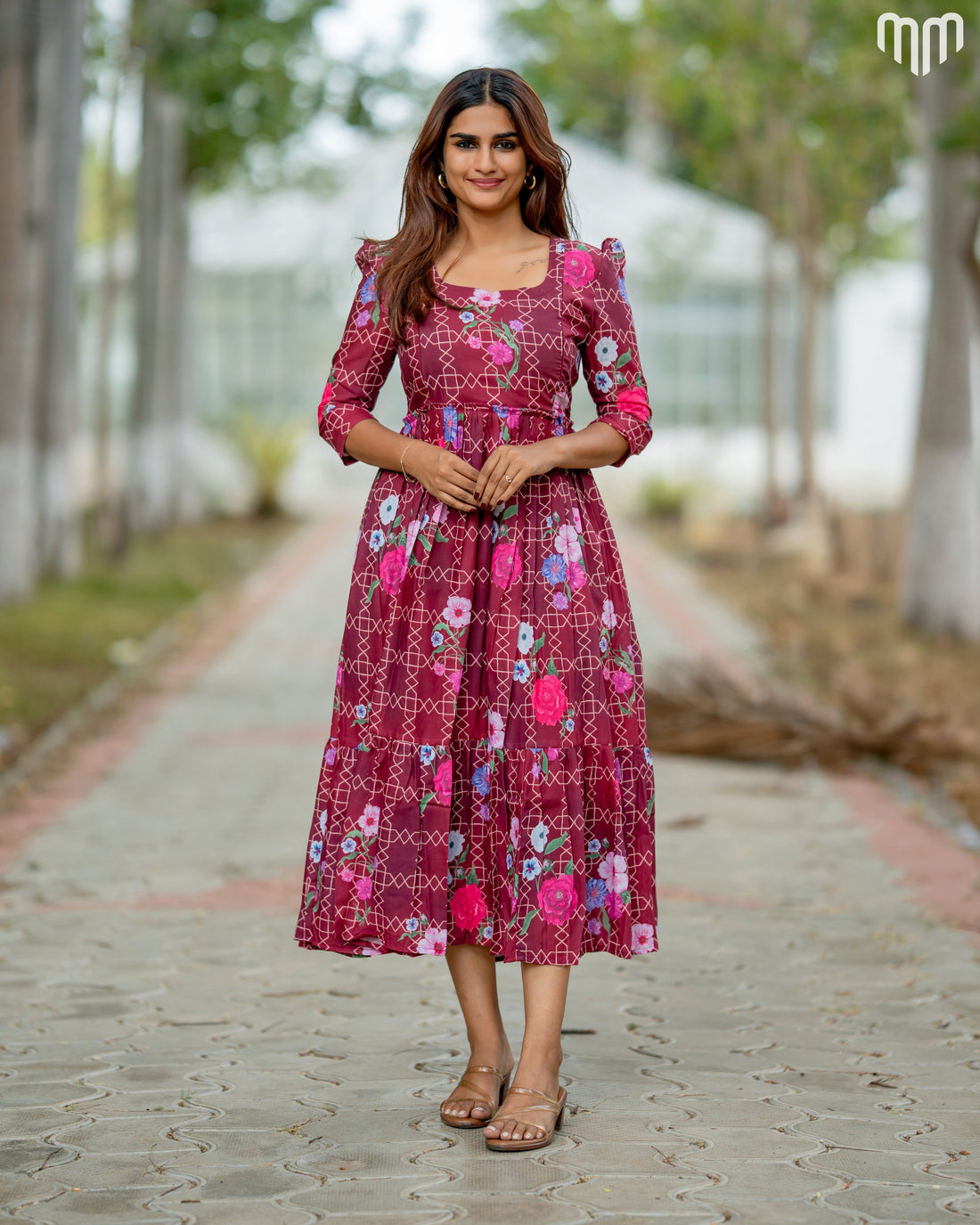 Raspberry Maternity Maxi