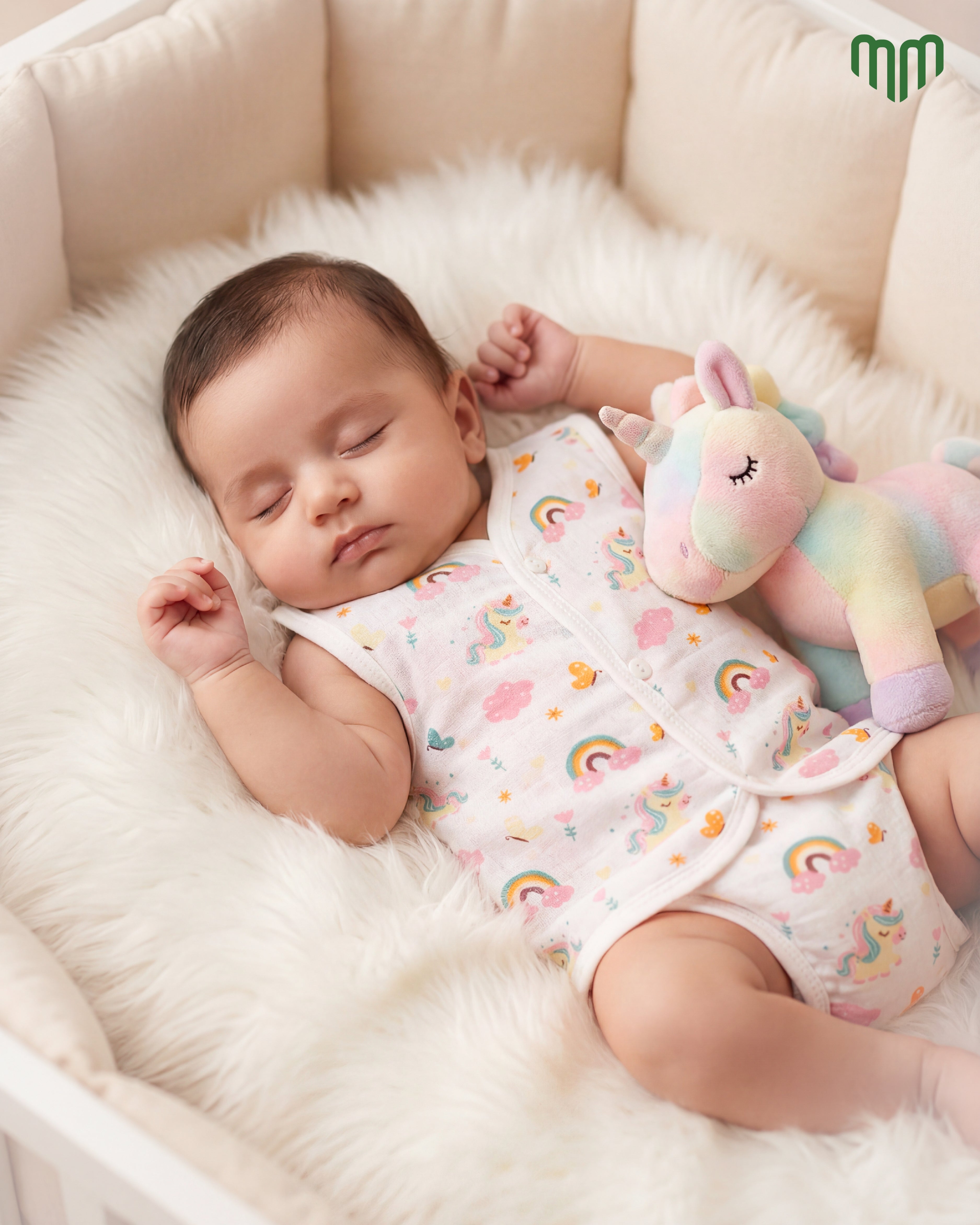 Little Unicorn Muslin Jabla