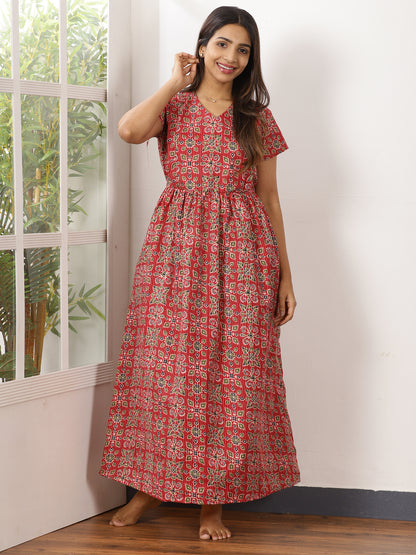 Kantha_V4 Feeding Night Maxi