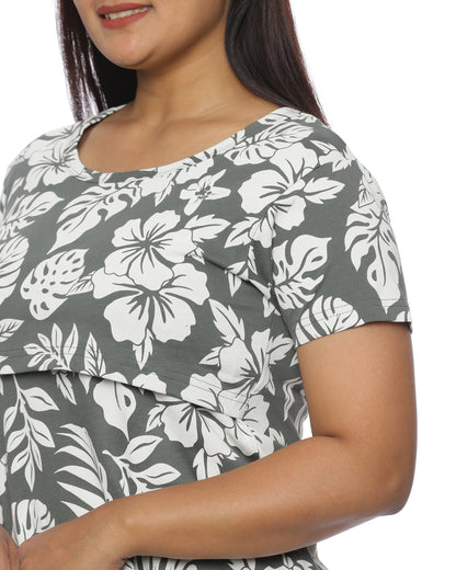 Champa  Zipless Feeding Pant Set