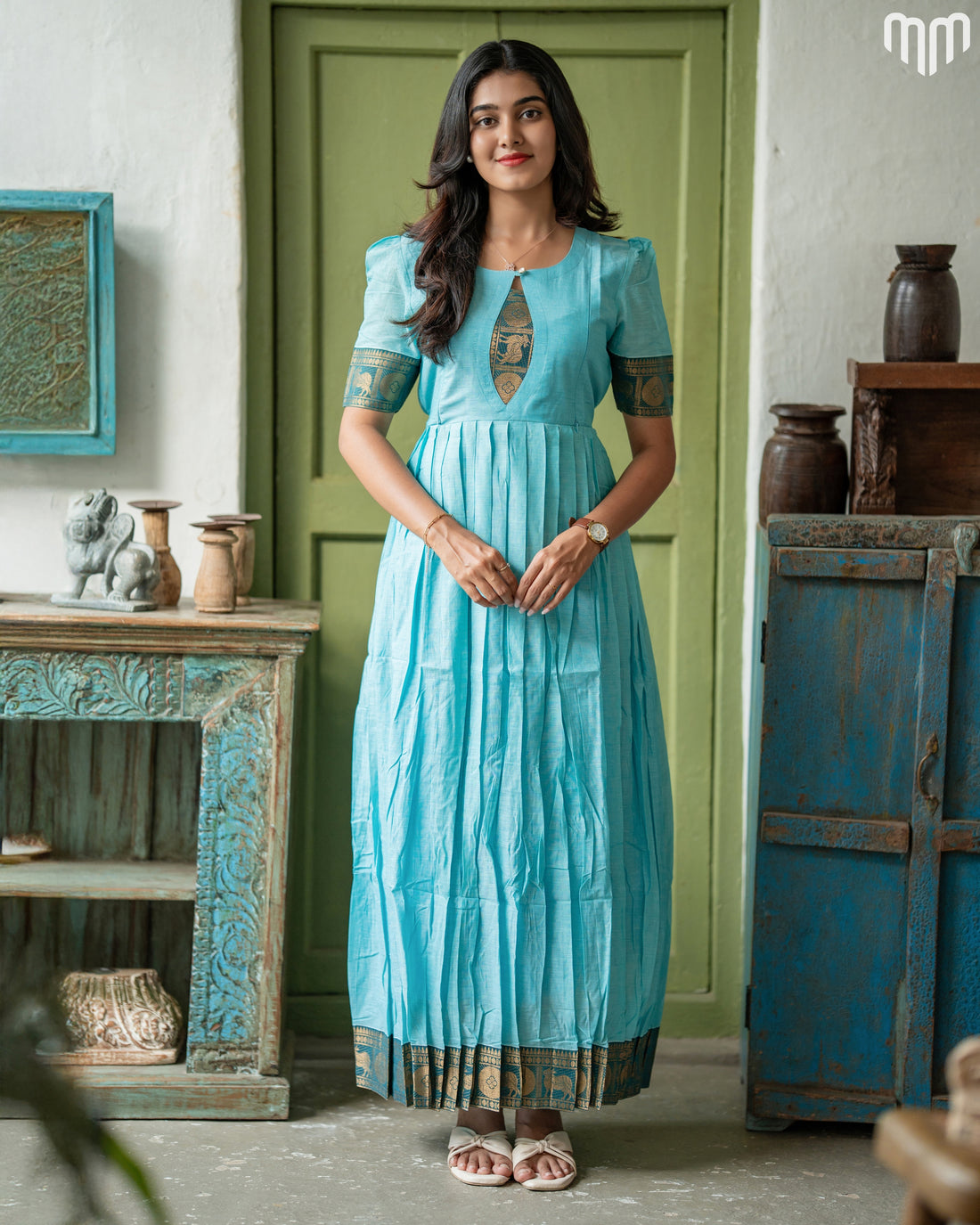 Poonguzhali_V4 Maternity Maxi
