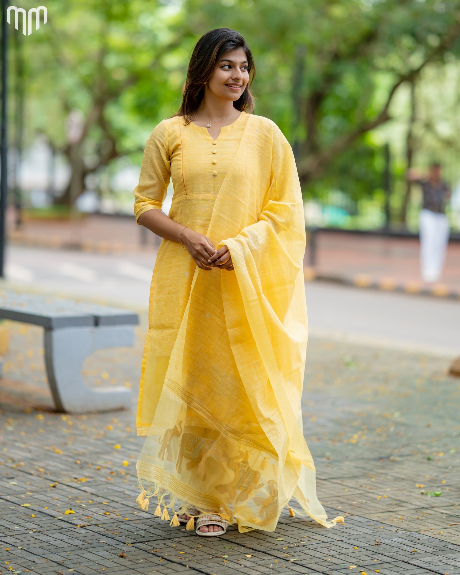 Yellow-Mimee Maternity Kurti Set