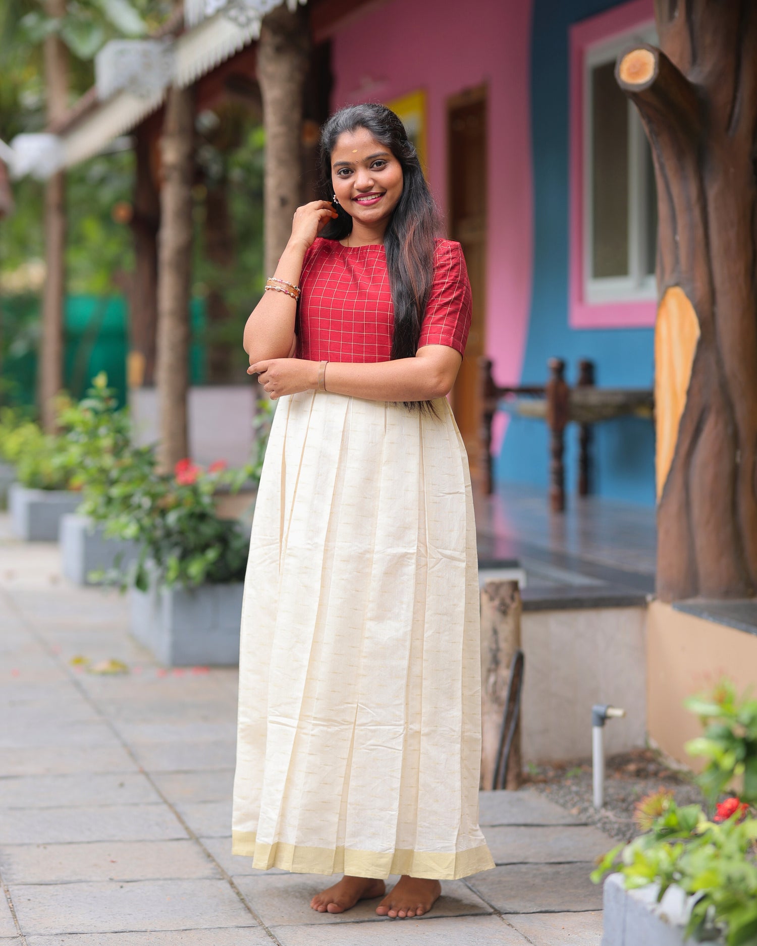 Onam_S1 Maternity Maxi