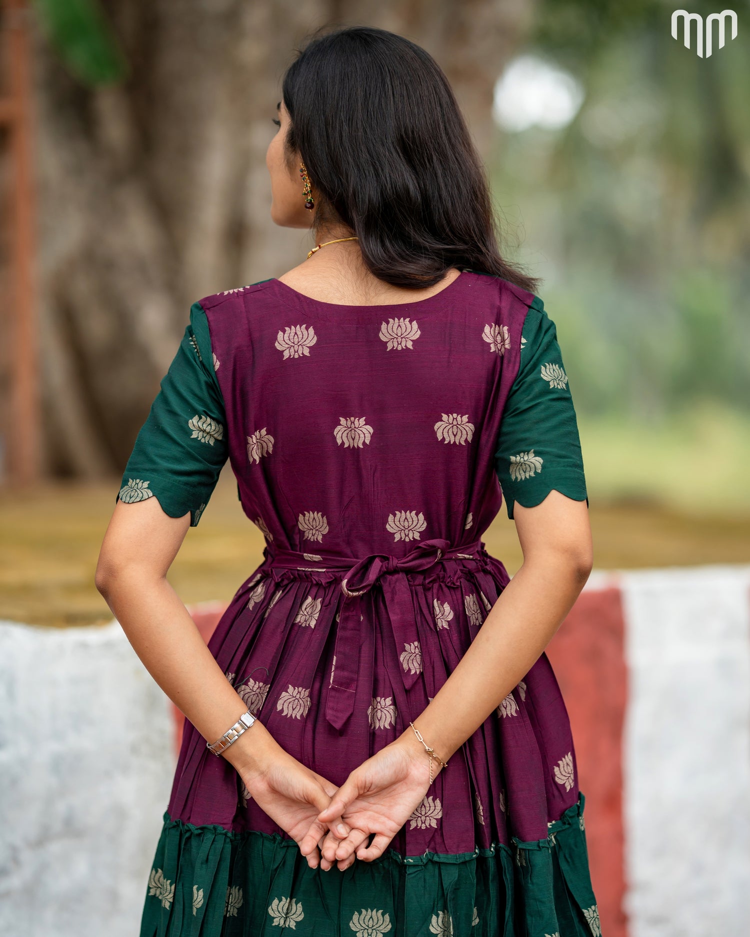 Pushpam_V1 Maternity Maxi