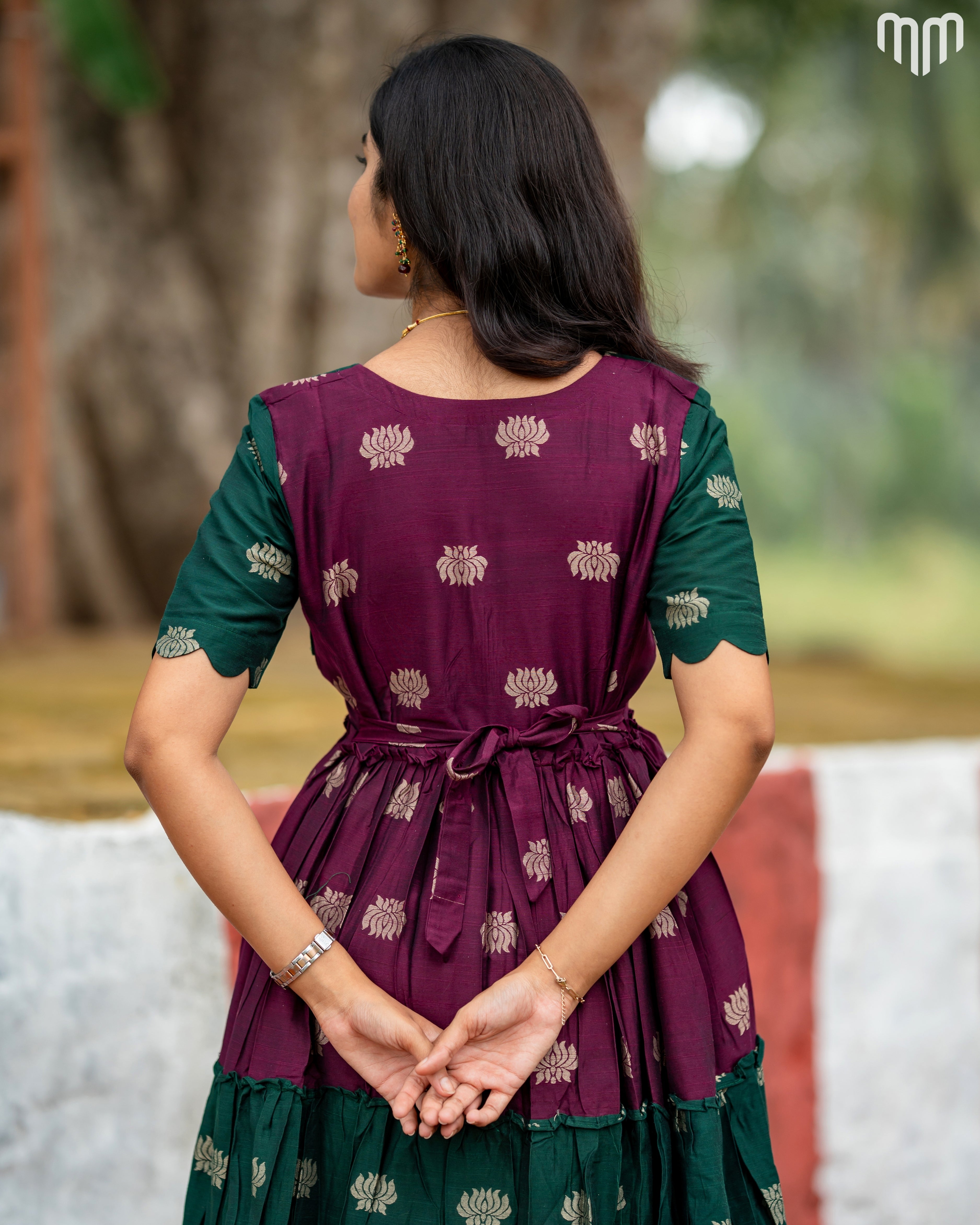 Pushpam_V1 Maternity Maxi