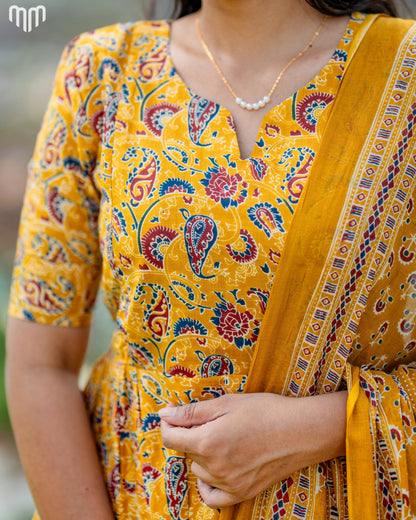 Rangoli_V2 Maternity Kurti Set (Maxi Style)