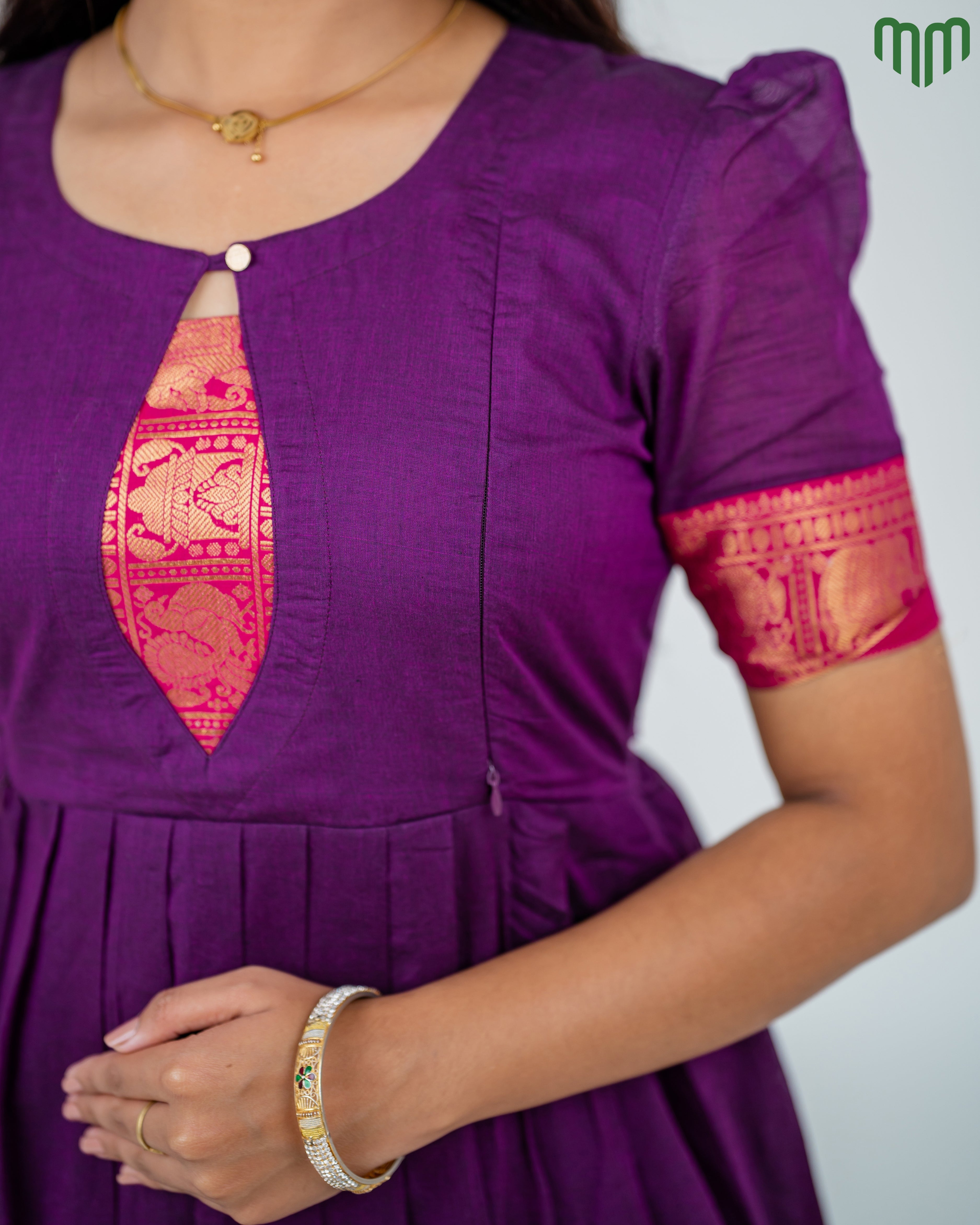 Poonguzhali_V1 Maternity Maxi