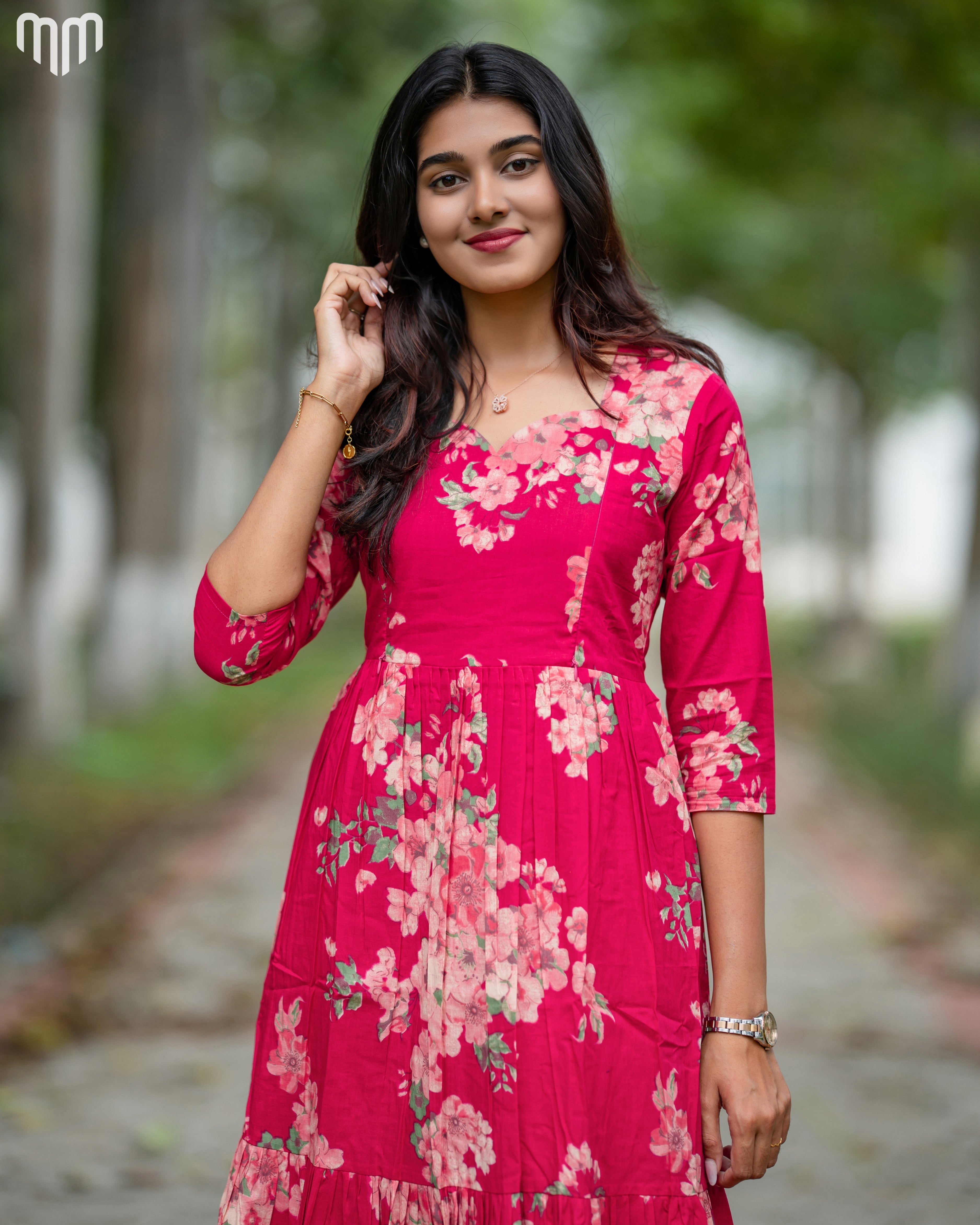 Blossom_Pink Maternity Maxi