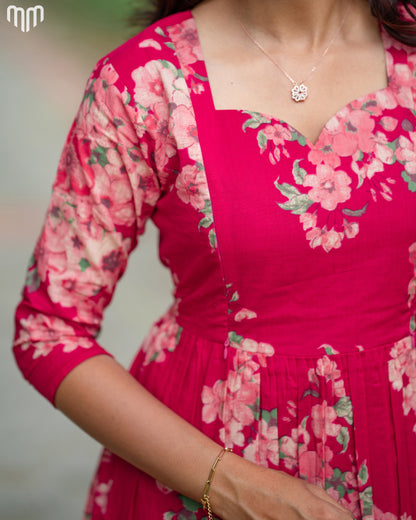 Blossom_Pink Maternity Maxi