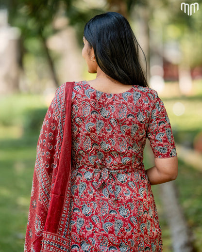 Rangoli_V4 Maternity Kurti Set (Maxi Style)