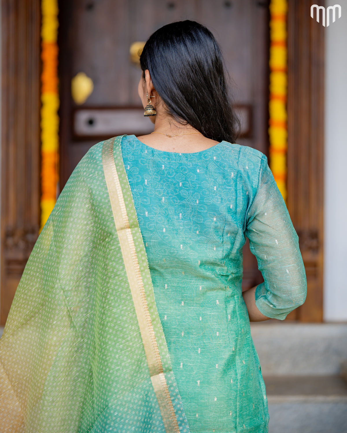 Reva Maternity Kurti Set - Top with Cotton Lining &amp; Dupatta