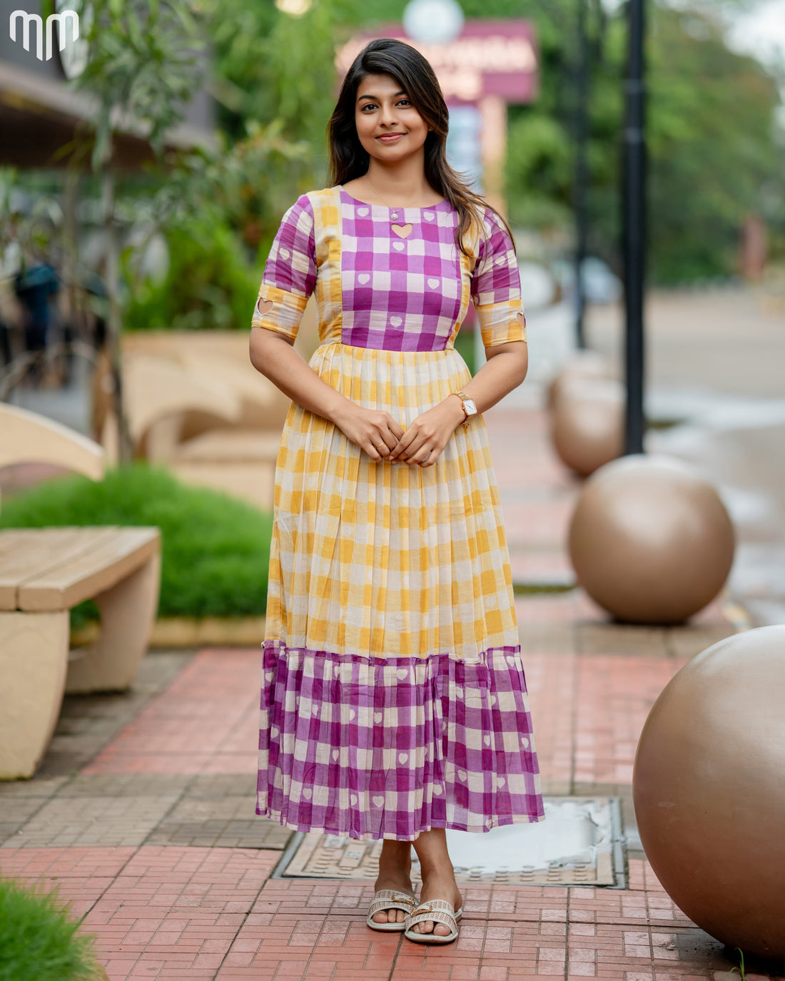 Little Heart_V1 Mul Cotton Maternity Maxi