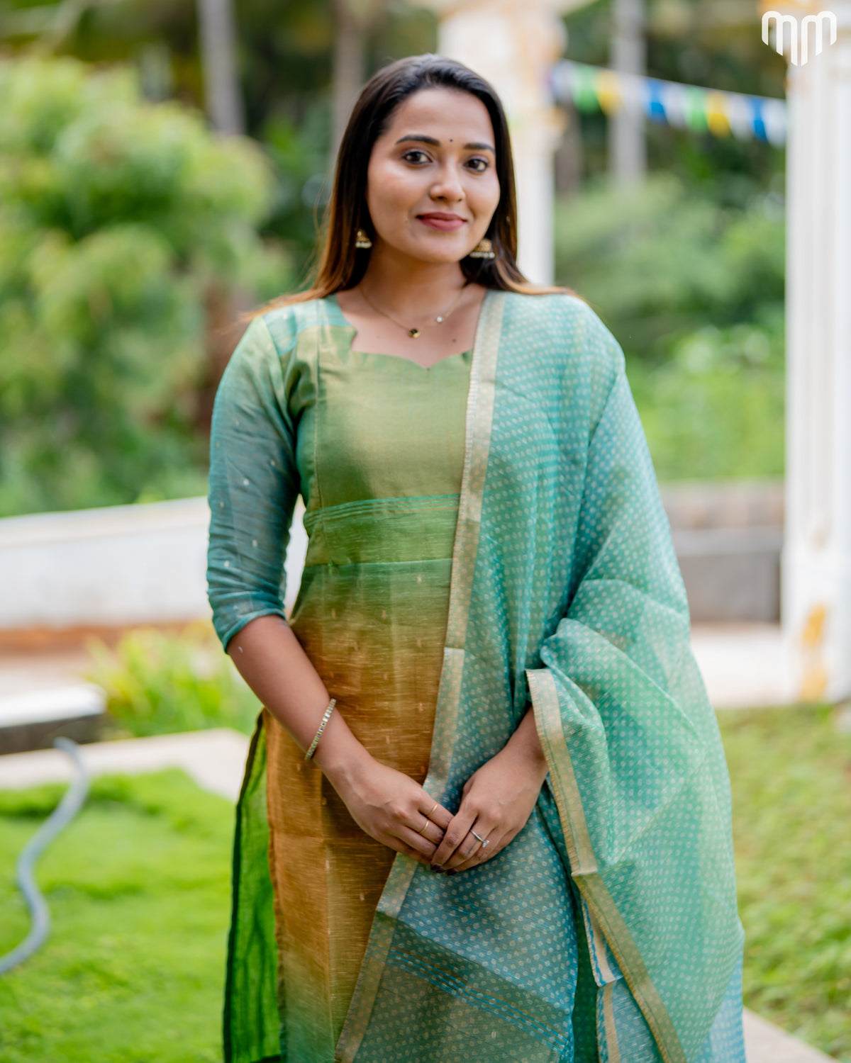 Riya Maternity Kurti Set - Top with Cotton Lining &amp; Dupatta