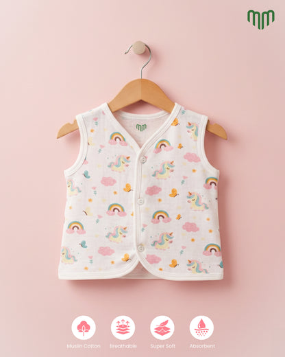 Little Unicorn Muslin Jabla