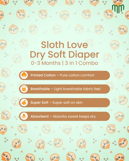 Little Sloth Love - Ultra Nappies