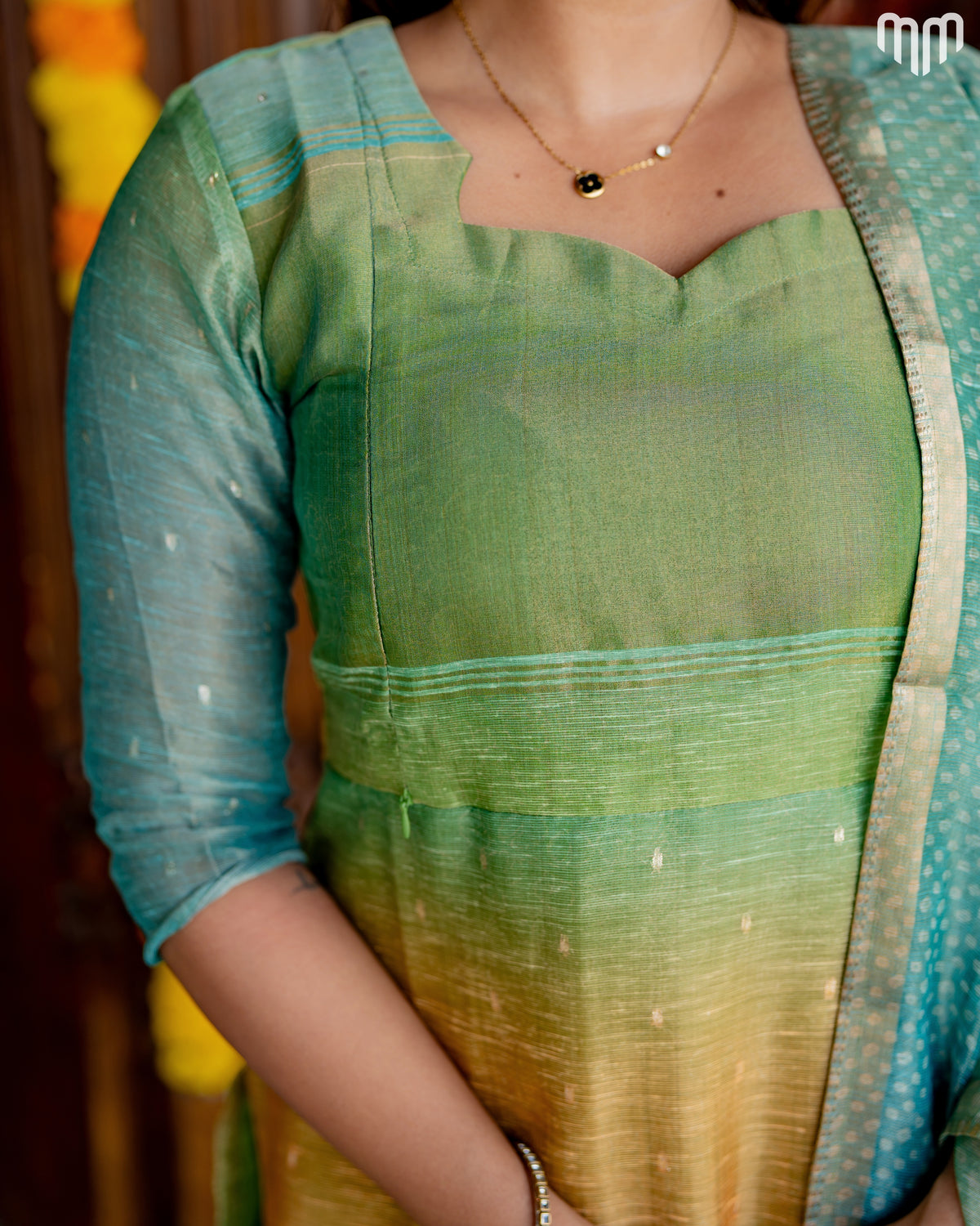 Riya Maternity Kurti Set - Top with Cotton Lining &amp; Dupatta