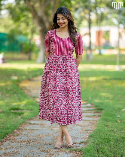 Ragavi_V1 Maternity Maxi