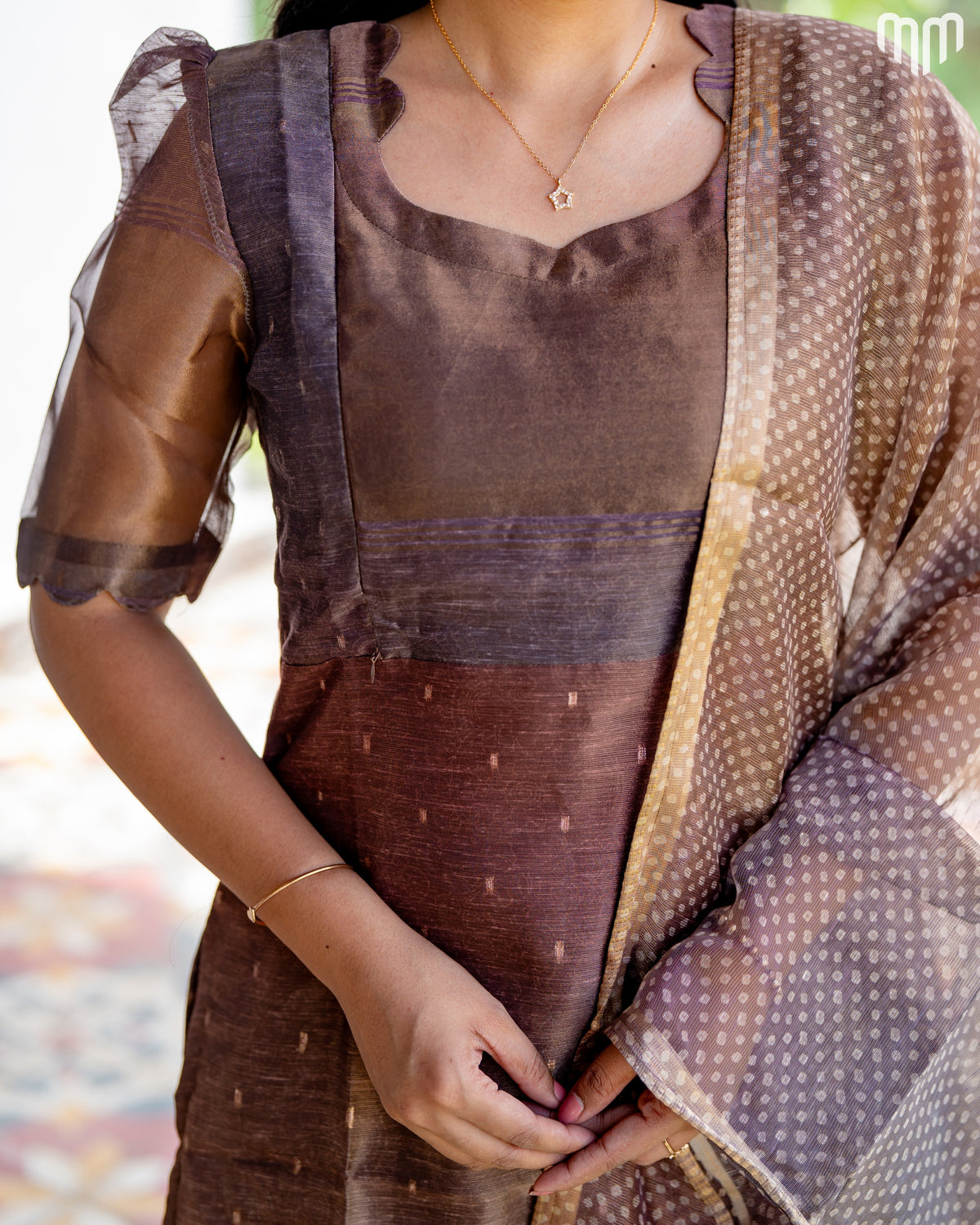 Mishka Maternity Kurti Set - Top with Cotton Lining &amp; Dupatta