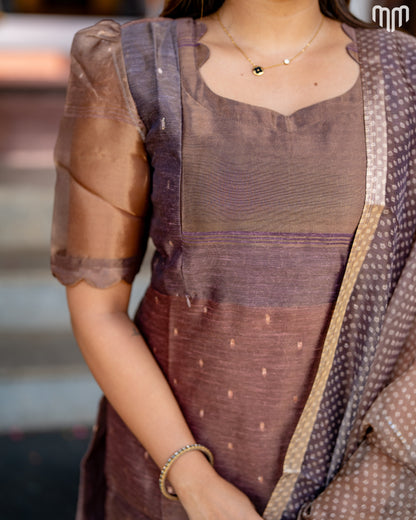 Manya Maternity Kurti Set - Top with Cotton Lining &amp; Dupatta