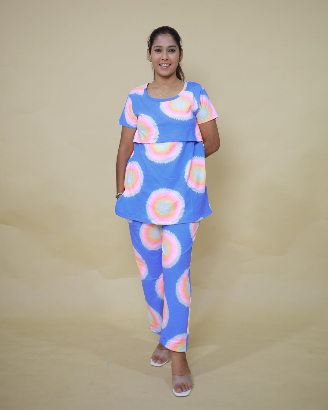 Medha  Zipless Feeding Pant Set