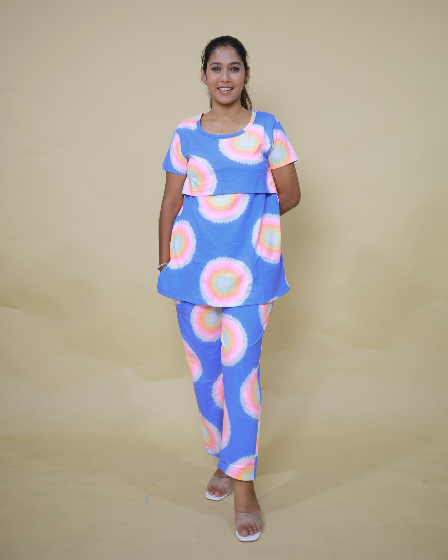 Medha  Zipless Feeding Pant Set