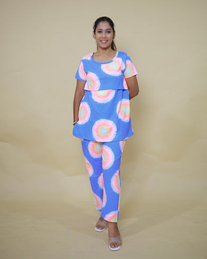 Medha  Zipless Feeding Pant Set