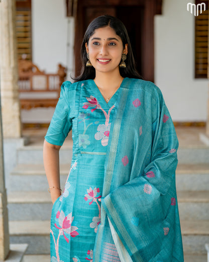 Neha Maternity Kurti Set with Top cotton Lining