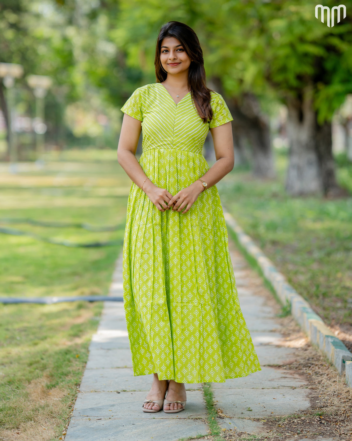 Naruvi_V1 Maternity Cotton Maxi Nighty
